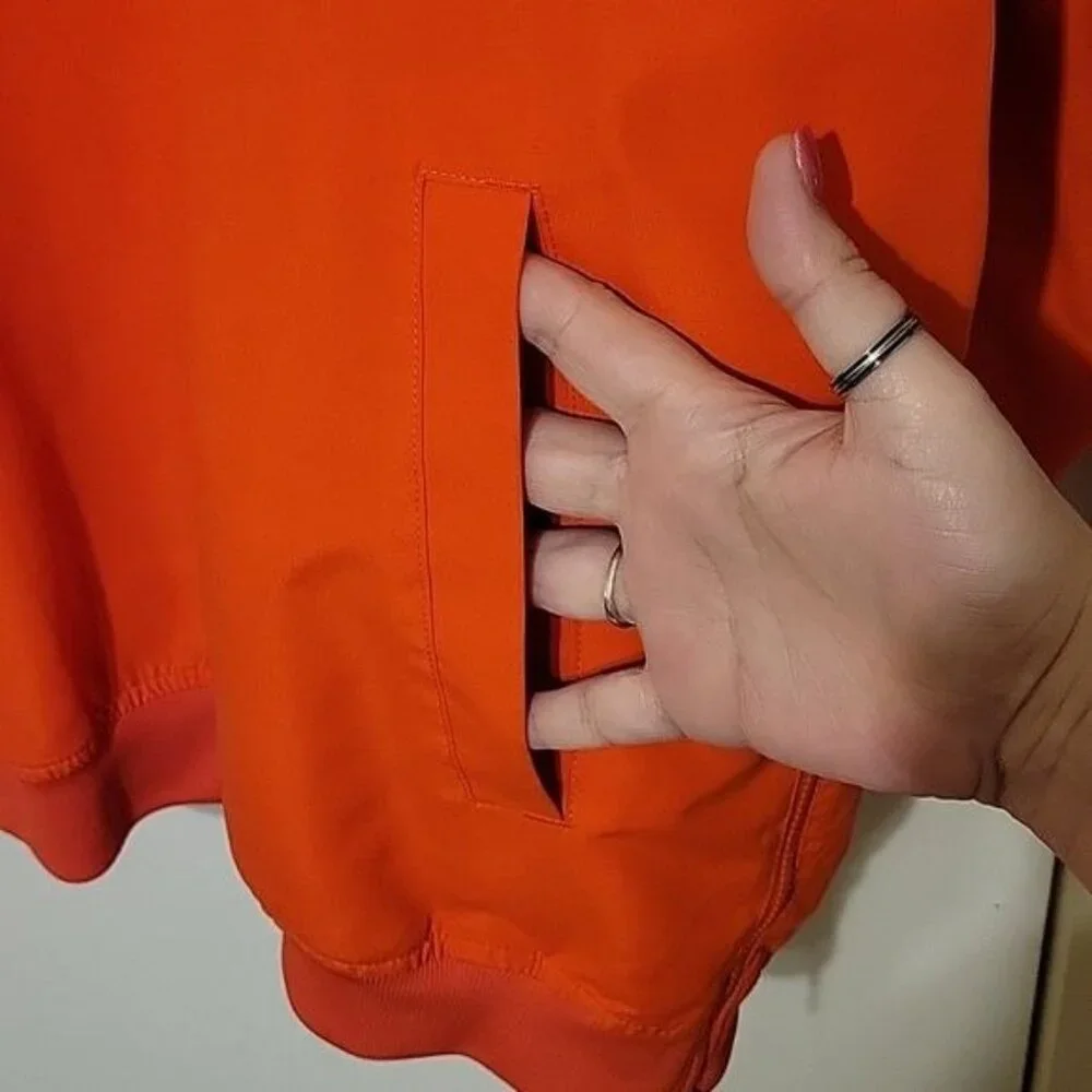 Vintage Oregon State Beavers Knights Apparel Pullover Jacket XL Orange‎